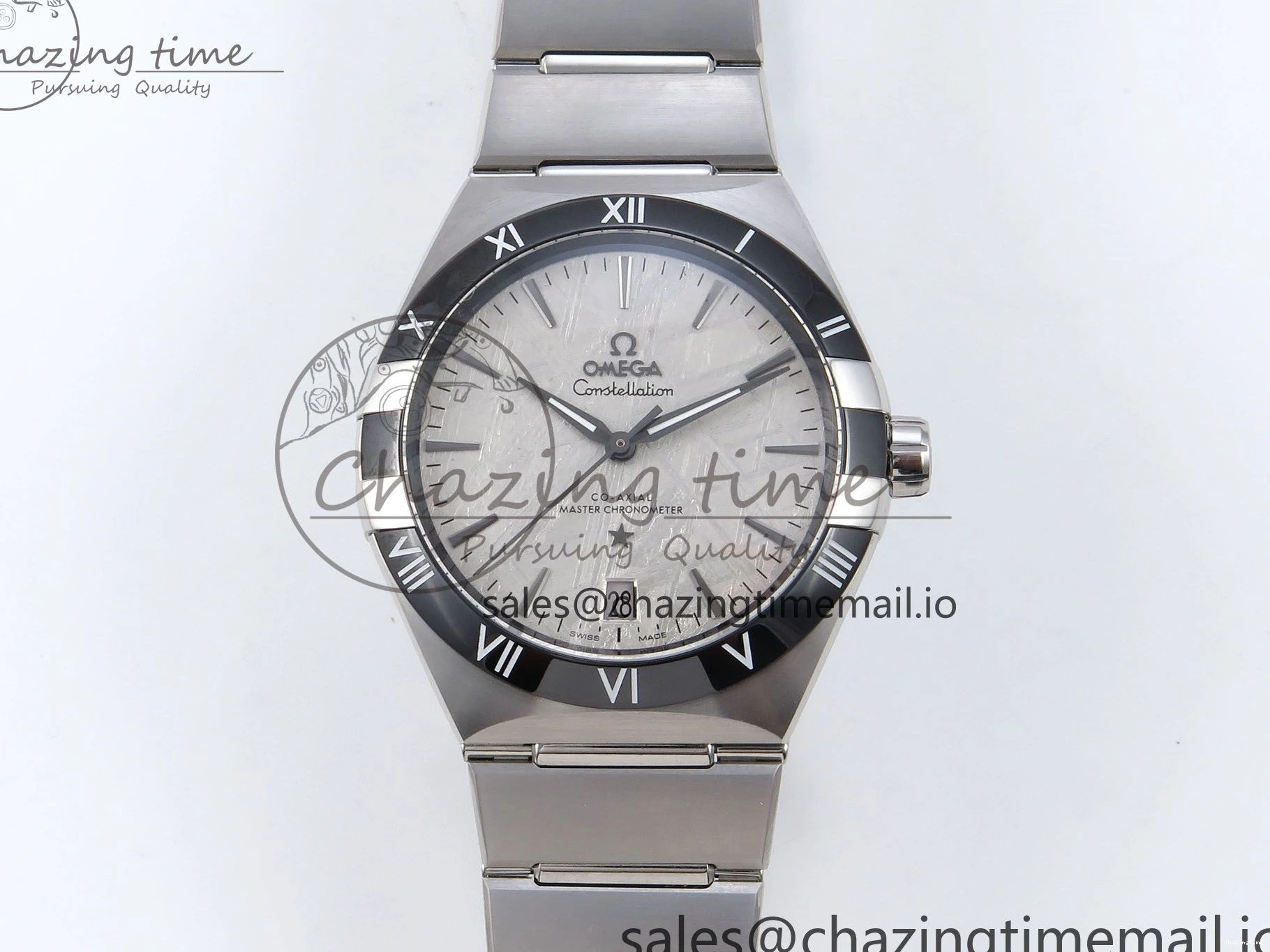 0224 Constellation 41mm SS ASWF 1:1 Best Edition Gray Dial on SS Bracelet A Breathable 7696